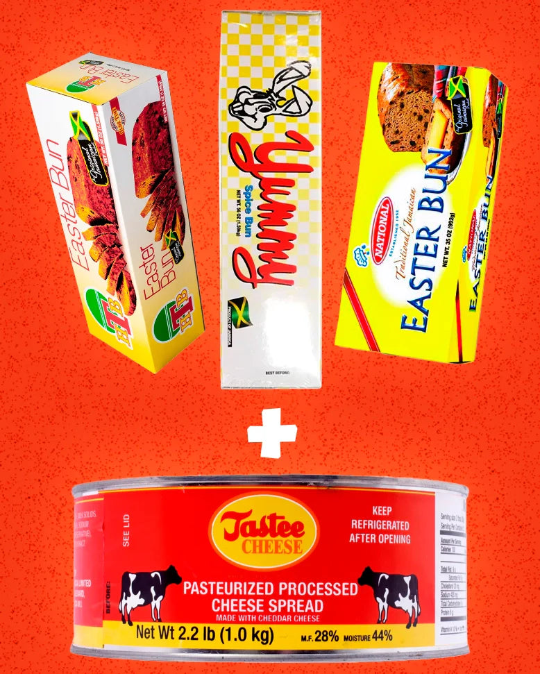 Double Delight Easter Box – Any 2 Buns & Tastee Cheese (1kg)