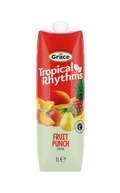 Grace Tropical Rhythms Fruit Punch 1 Litre Carton
